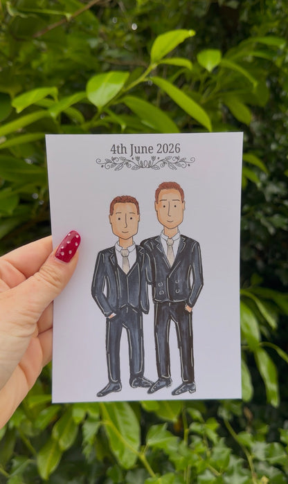 Post Wedding Guest Illustration