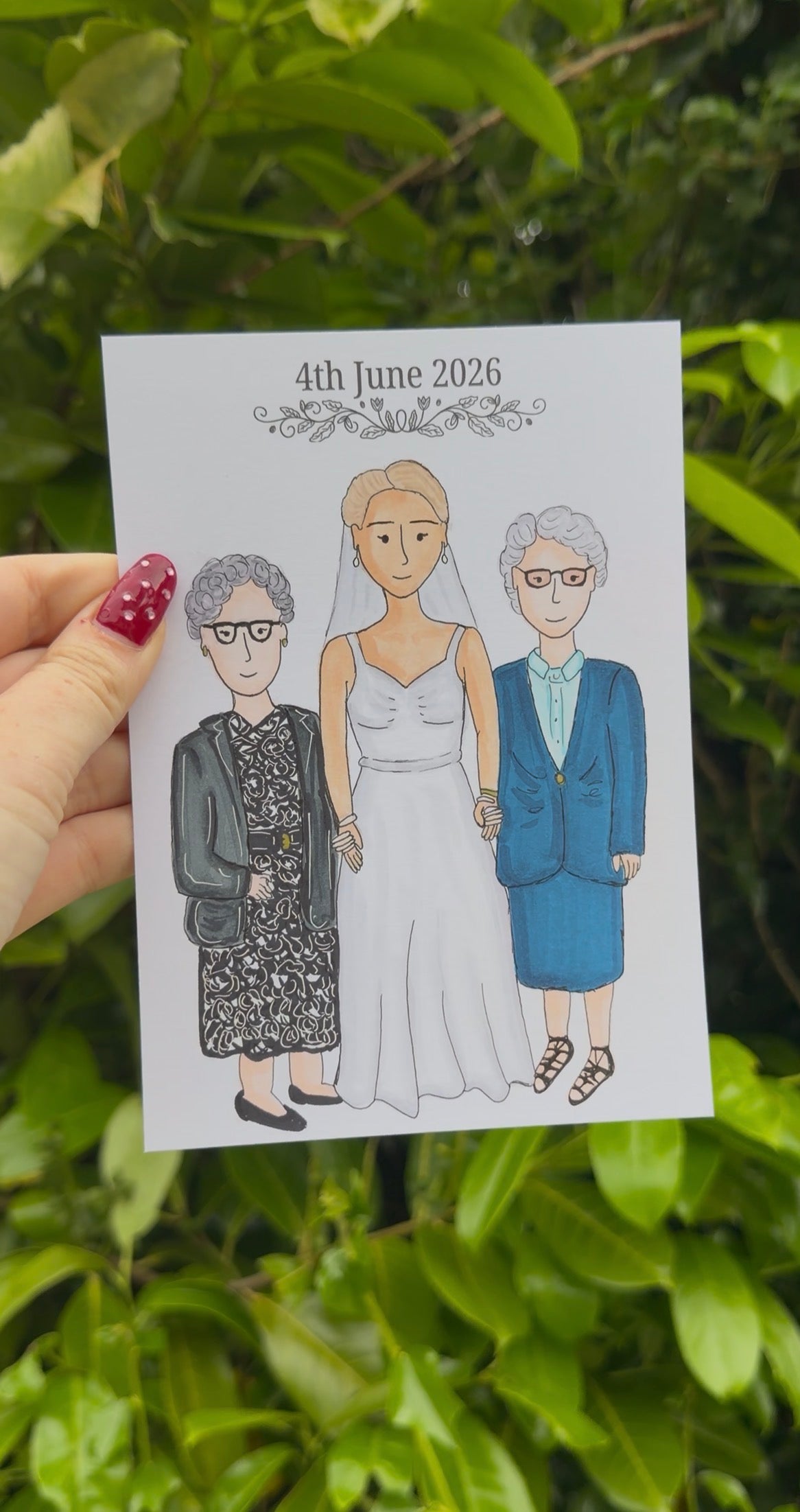 Post Wedding Guest Illustration