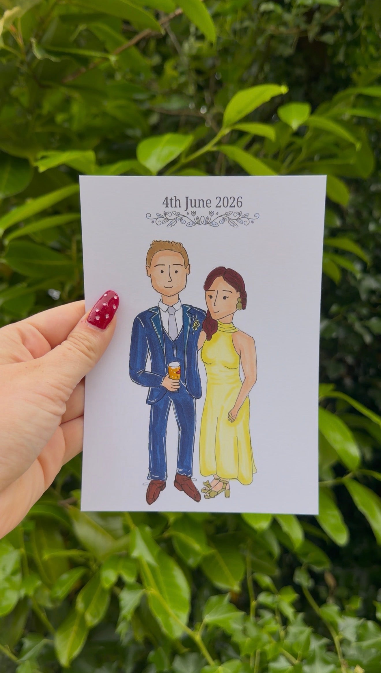Post Wedding Guest Illustration