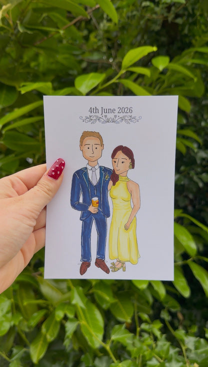 Post Wedding Guest Illustration