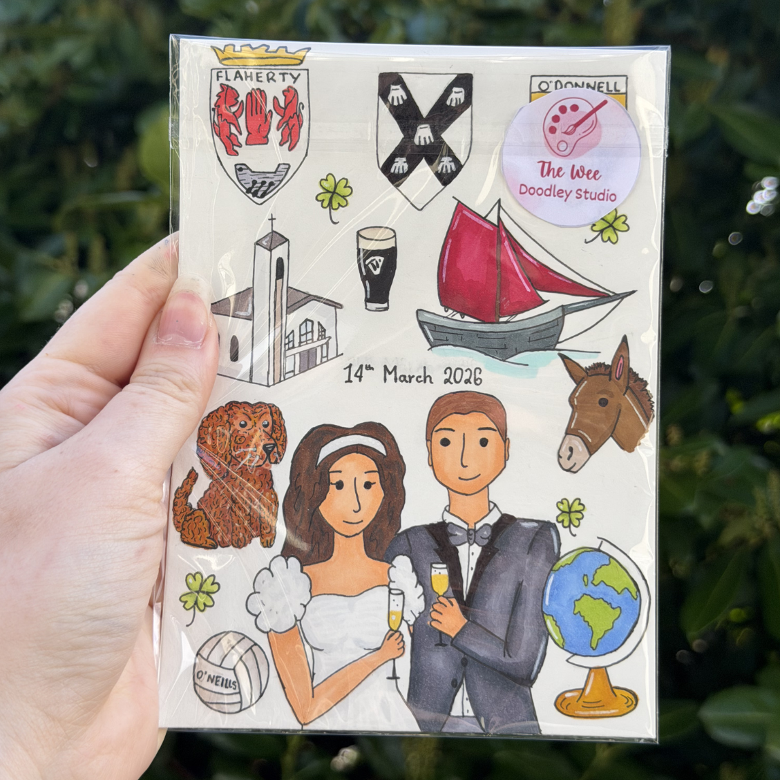 "Favourite Things" Couple Illustration