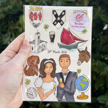 "Favourite Things" Couple Illustration