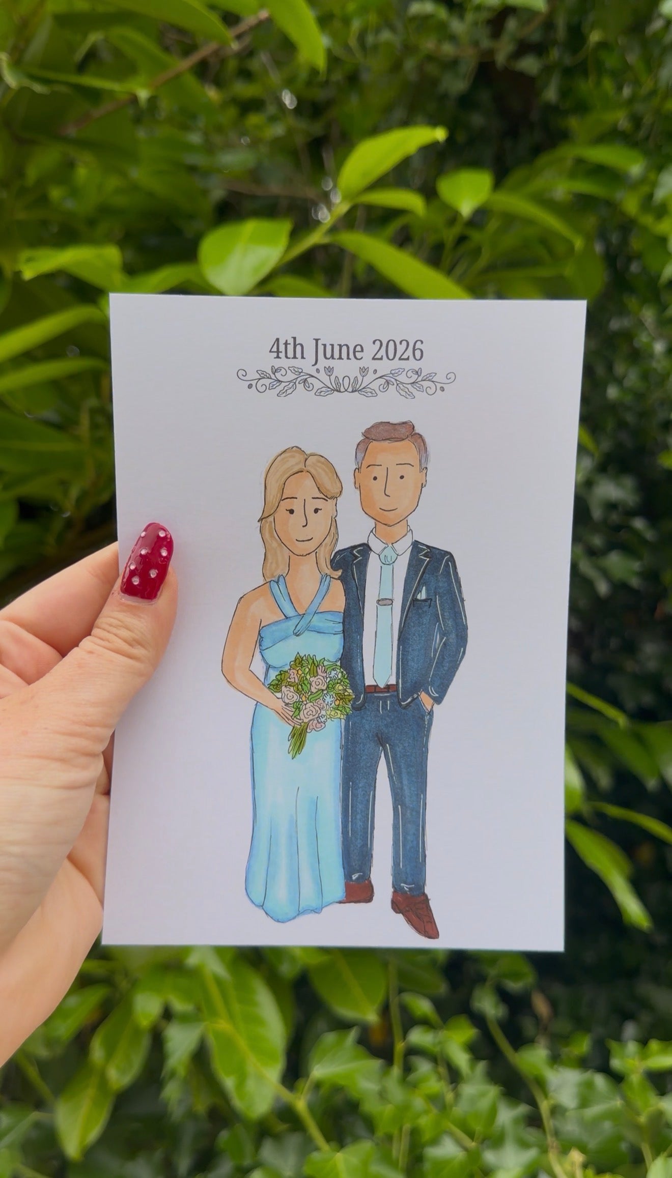 Post Wedding Guest Illustration