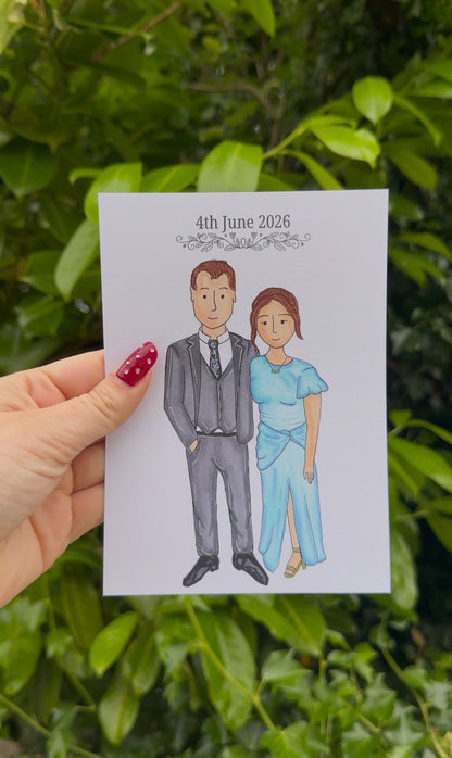 Post Wedding Guest Illustration