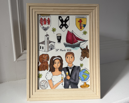 "Favourite Things" Couple Illustration