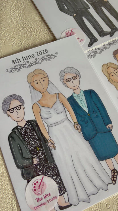 Post Wedding Guest Illustration